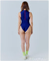 REALISE [N-0371-MSH] sportlicher SOFT-MESH Badeanzug TRICOLOR