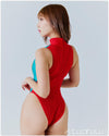 REALISE [N-0371-MSH] sportlicher SOFT-MESH Badeanzug TRICOLOR