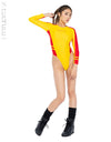 REALISE [T-151] sportlicher Langarm-Badenazug mit String