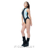 REALISE [N-0371] sportlicher Waterpolo Badeanzug TRICOLOR