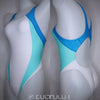 SwimHXBY 282HF klassischer "Arrowskin" X-Back Badeanzug TRICOLOR PLUS Size